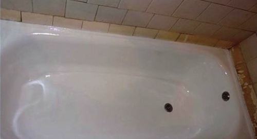 Реставрация ванны жидким акрилом | Гжель