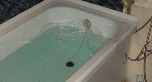 Установкой акрилового вкладыша | Гжель